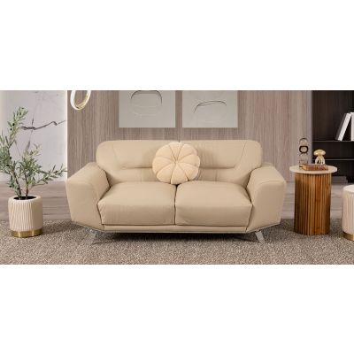 Sofá 2 Plazas Piel Ameno CL Beige (Boal)