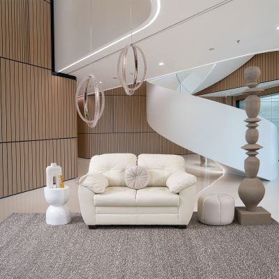 Sofá 2 Plazas Piel Derby Blanco