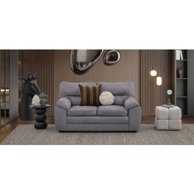 Sofá 2 Plazas Balam Gris Acero