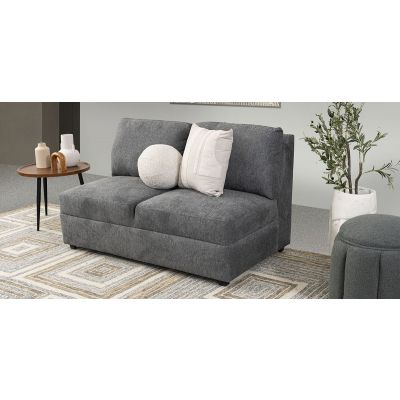 Sofá 2 Plazas Elite Gris Charcoal 