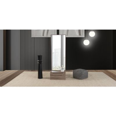 Espejo Vertical Eslovenia Café Nogal