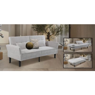 Sofá Cama Multiposición Noir Gris