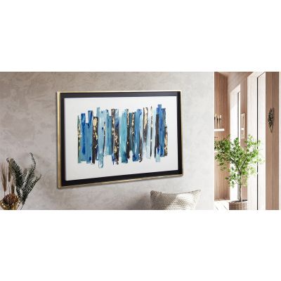 Pintura Al Oleo Wall Tela Azul
