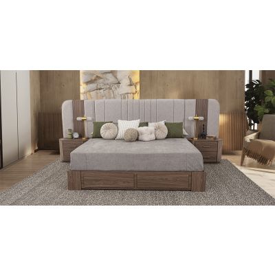 Recámara King Size Padma CL Café 3 Piezas