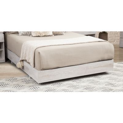Base De Cama Matrimonial Haití Blanco