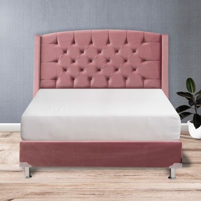 Cama Queen Size Sitka Rosa