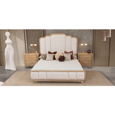 Recámara King Size Elora CL Beige 3 Piezas