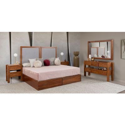 Recámara King Size Urban Café 5 Piezas 