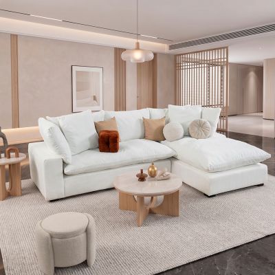 Sala Modular Derecha Cloud Blanco