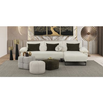 Sala En L Derecha Con Respaldo Abatible Regine Beige