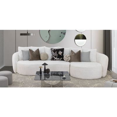 Sala En L Derecha Charlotte Blanco