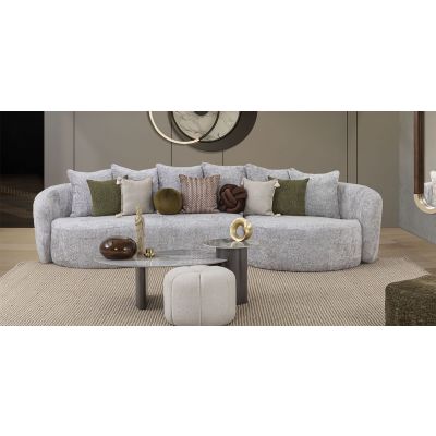Sala En L Derecha Charlotte Gris