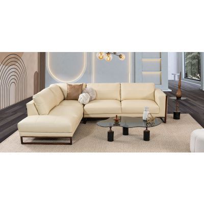Sala Modular Izquierda Piel Avino Beige (Boal)