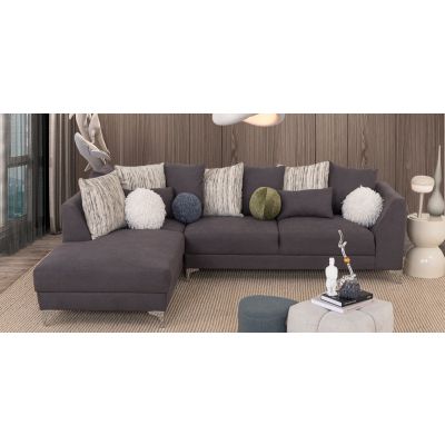 Sala En L Izquierda Alexia Gris Smoke