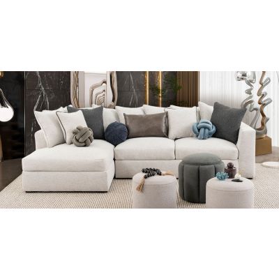 Sala Modular Izquierda Piero CL Gris