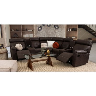 Sala Modular Con Reclinable Liam Café