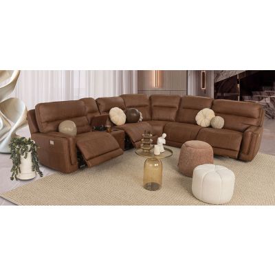 Sala Modular Con Reclinables Eléctricos Matt Beige (Boal)