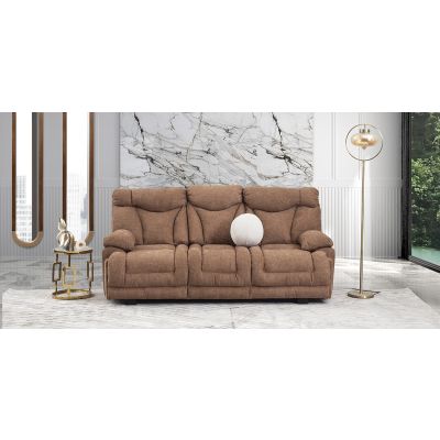 Sofá 3 Plazas Kralice Leonore Chocolate