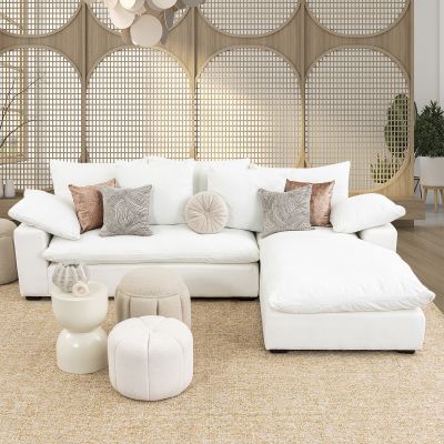 Sala Modular Derecha Cloud Blanco