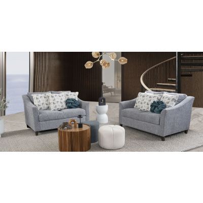 Sala Geovanna Gris 2 Piezas