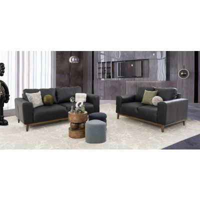 Sala Piel Littio Negro