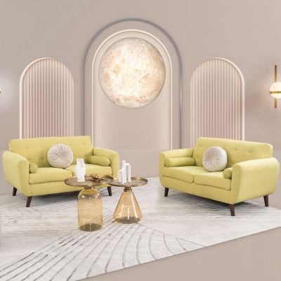 Sala Monet Verde Lemon 2 Piezas