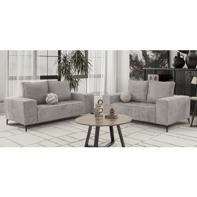 Sala Narvik Gris 2 Piezas