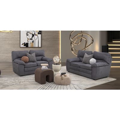 Sala Balam Gris Smoke 2 Piezas