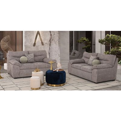 Sala Milos Gris 2 Piezas