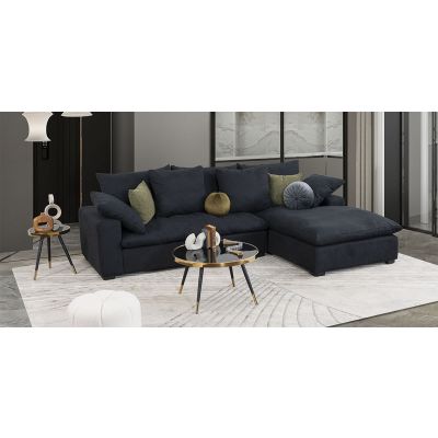 Sala Modular Derecha Cloud Negro