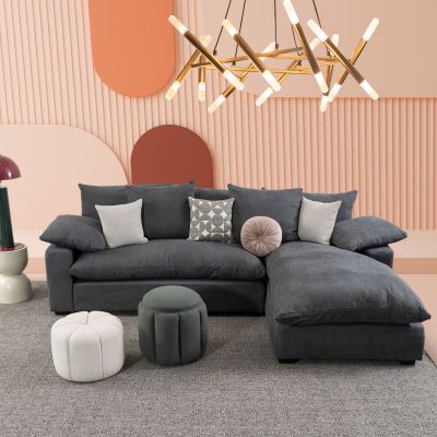 Sala Modular Derecha Cloud Gris