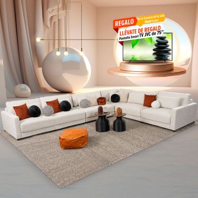 Sala Eland CL Blanco 6 Piezas