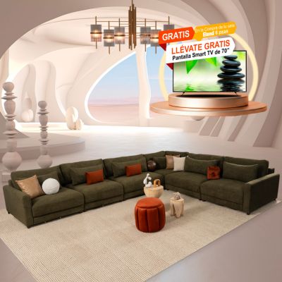 Sala Eland CL Verde 6 Piezas
