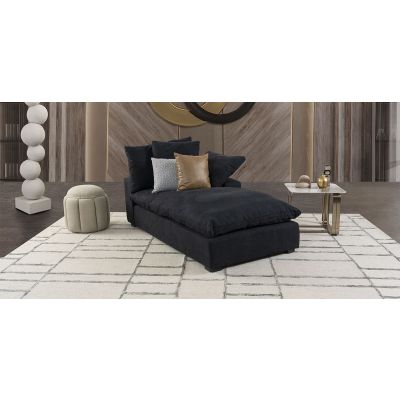 Sillón Largo Derecho Cotton CL Negro