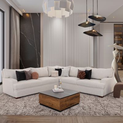 Sala Modular Esquinera Malaga Beige