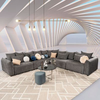 Sala Molarin CL Gris Oscuro 5 Piezas