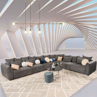 Sala Molarin CL Gris Oscuro 6 Piezas