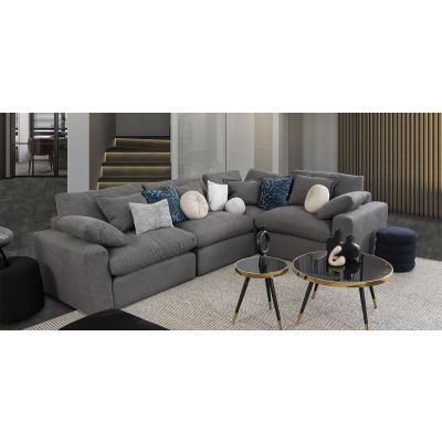 Sala Romelly Gris 4 Piezas