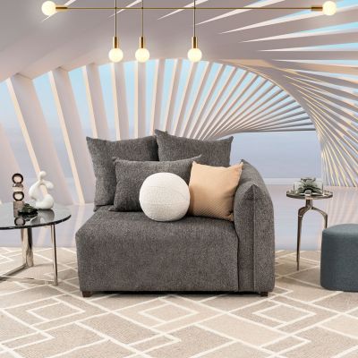 Sillón Brazo Derecho Molarin CL Gris Oscuro