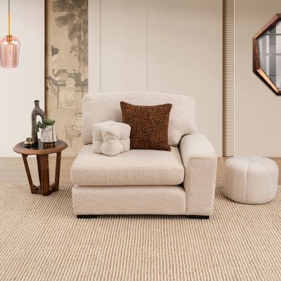 Sillón Con Brazo Derecho Creta Plus Algodón