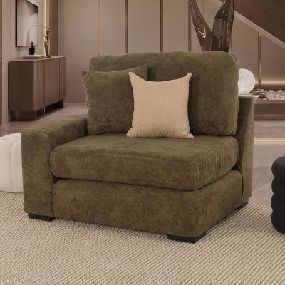 Sillón Brazo Izquierdo Belucci Verde