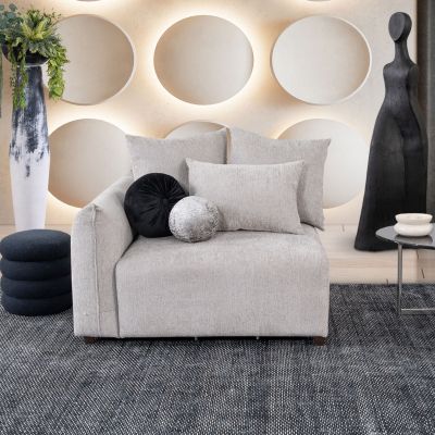 Sillón Brazo Izquierdo Molarin CL Gris