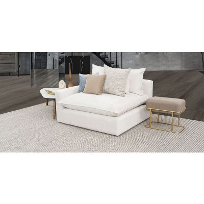 Sillón Brazo Izquierdo Macca Blanco