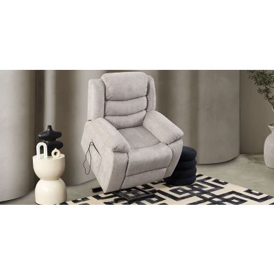 Sillón Reclinable Eléctrico Aruba Beige