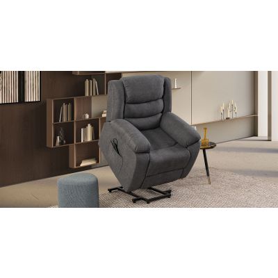 Sillón Reclinable Eléctrico Aruba Gris