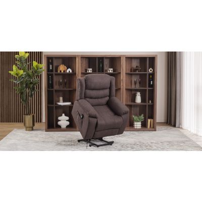 Sillón Reclinable Eléctrico Aruba Café