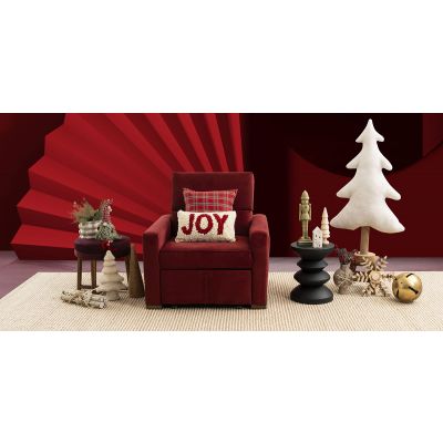 Sillón Con Reclinable Fontana Rojo