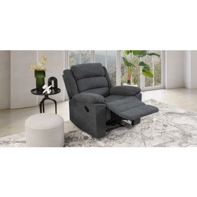 Sillón Con Reclinable Dublin Gris