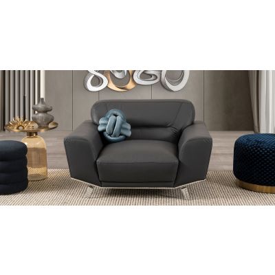 Sillón Piel Ameno CL Gris (Boal)