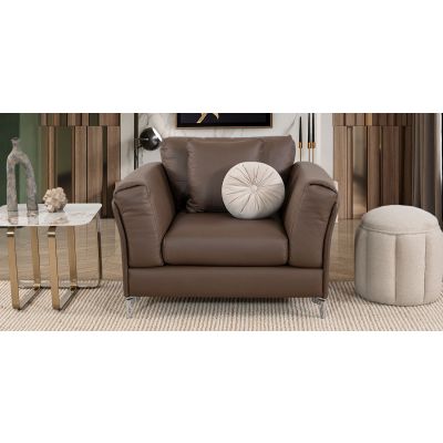 Sillón Piel Kenai CL Café (Boal)